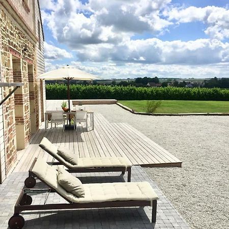 Hotel Galerie, Tumulus De La Hogue Fontenay-le-Marmion Exterior foto